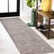 Jonathan Y Finn Modern Farmhouse Pinstripe Dark Gray/Blue 2 ft. x 8 ft. Indoor/Outdoor Runner Rug TSN102A-28 - alternate 1
