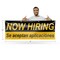 Signmission Now Hiring se Acepan Aplicaciones, 36 Inch x 96 Inch, Vinyl Banner B-96-30761 - alternate 2