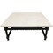 Homeroots 48" White And Black Genuine Marble And Solid Wood Square Coffee Table 569553 - alternate 2