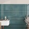 Apollo Tile Horizonte 2 x 16 in. Glossy Emerald Petrol Blue Ceramic Subway Wall Tile 10.76 sq ft/case, 50PK FLT88PET216A - alternate 2