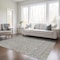 Homeroots 5' X 8' Gray Gold And Ivory Polka Dot Washable Indoor Outdoor Area Rug 599047 - alternate 2