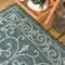 Jonathan Y Charleston Vintage Filigree Textured Weave Teal/Gray 2 ft. x 10 ft. Indoor/Outdoor Runner Rug SMB106F-210 - alternate 3
