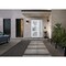 Vdomdoors Front Exterior Prehung FiberGlass Door Frosted Glass / Manux 8552 White Silk / Sidelight Exterior W MANUX8552EXD-WS-W30+12 x H80-RH - alternate 1