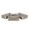 Homeroots Set of Three Brown Solid Wood Crate, 3PK 487703 - alternate 3