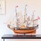 Homeroots 30" Wood Brown Solid Wood Hand Painted HMS Bounty 1787 Model Boat 401953 - alternate 2