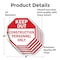 Signmission Keep Out Construction Personnel Onl, 4 inch X 4 inch, Vinyl Decal, 5PK OC-D-5PACK-4-68 - alternate 2