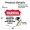 Signmission Video Surveillance Shield Label Set Warn, 18 Inch X 18 Inch, Vinyl Decal SHI-D-18-467 - alternate 2