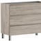 Homeroots 40" Natural Wood Freestanding Bathroom Vanity With White Sink And Three Drawers 624159 - alternate 2