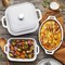 Staub Ceramic 4-pc Baking Pans Set, Casserole Dish with Lid, Brownie Pan, White 1014873 - alternate 3