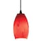 Access Lighting Merlot, Pendant, Oil Rubbed Bronze Finish, Red Sky Glass 28011-1C-ORB/RUSKY - alternate 3