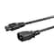 Monoprice Power Cord IEC 60320 C14 to IEC 60320 C5_ 18AWG_ 10A_ 3-Prong_ Blk_6ft 27317 - alternate 1