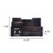 Homeroots Black Rustic Wood Desk or Counter Organizer 400940 - alternate 2