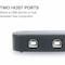 Plugable Technologies USB 2.0-A/B SHARING SWITCH INCLUDES TWO 3FT USB CABLES USB2-SWITCH2 - alternate 2