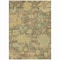 Homeroots 9' X 12' Artichoke Green Coral And Brown Floral Washable Indoor Outdoor Area Rug 604106 - alternate 4