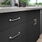 Richelieu 7 9/16-inch (192 mm) Center to Center Brushed Nickel Contemporary Cabinet Pull BP7350192195 - alternate 2
