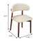 Leisuremod Sable Faux Leather Dining Chair with Rubberwood Legs SCW18BR - alternate 3