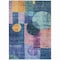 Homeroots 3' X 5' Blue Green And Copper Geometric Washable Indoor Outdoor Area Rug 604312 - alternate 2