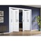 Sartodoors Sliding Closet Double Bi-fold Doors White Solid Core Modern Interior VEREGIO7339DBF-WS-96 x 84 (4* 24x84) - alternate 3
