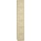 Tennsco Box Locker, 12 in W, 18 in D, 72 in H, (1) Wide, (6) Tier, Sand BS6-121812-ASD - alternate 1