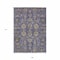 Homeroots 9' X 12' Purple Beige And Taupe Oriental Washable Indoor Outdoor Area Rug 582126 - alternate 2