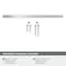 Amerock Cyprus 8-13/16 inch 224mm Center-to-Center Polished Nickel Cabinet Pull BP26209PN - alternate 2