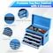 Wrightmaster 5-Drawer Rolling Tool Chest Combo with Wheels, Detachable Storage Cabinet and Double Locking System ZoroT245D385L - alternate 2