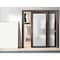 Sartodoors Closet Bypass Interior Door, 64" x 84", Chocolate PLANUM2102DBD-CA-6484 - alternate 1