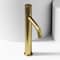 Vigo Apollo Button Operated Single-Hole Bathroom Vessel Faucet in Matte Brushed Gold VG03031MG - alternate 2