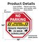 Signmission No Parking Violators Will Be Towed, 10 inch X 10 inch, Plastic Sign, 2PK OC-P-2PACK-10-85 - alternate 2