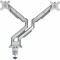Rocstor ERGOREACH ED4 PREMIUM ALUMINUM DUAL ERGONOMIC MONITOR ARM, C-CLAMP & GROMMET - Y10N022-S1 - alternate 2