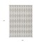 Homeroots 9' X 12' Beige Geometric Washable Indoor Outdoor Area Rug 577011 - alternate 2