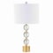 Jonathan Y Ashley 25.25" Crystal LED Table Lamp, Clear/Brass JYL5017A - alternate 3