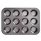 Calphalon 12 Cup Nonstick Heavy-Gauge Carbon Steel Muffin Pan in Silver 1826047 - alternate 2