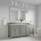 James Martin Vanities Brittany 72'' D Vanity, Urban Gray w/ Victorian Sil Silestone Top w/FreePower Wireless Charger 650-V72-UGR-FVSL - alternate 2