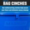 Magnum Tool 32 Gallon Trash Can, High-Vis Blue, Construction Grade, Heavy Duty Plastic CMTC-C000-32B01 - alternate 2