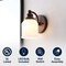 Jonathan Y Lydia 5.13" 1-Light Farmhouse Cottage Metal LED Vanity Light w/Frosted Glass Shade, Oil Rubbed Bronze JYL7549B - alternate 3