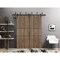 Sartodoors Slab Barn Door Panel, Planum 0014 Walnut and Aluminum Strips, Sturdy Finished Flush Modern Doors, P PLANUM0014S-WLN-18 - alternate 1