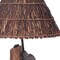 Homeroots 29" Gray Novelty Table Lamp With Brown Empire Shade 524681 - alternate 2