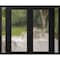 Vdomdoors Front Exterior Prehung Metal-Plastic Double Doors Frosted Glass / MANUX 8102 Matte Black / Office C MANUX8102DEXD-BLK-W14+72+14xH80-RH-I - alternate 1