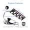 Energetic Lighting 7.8in. LED Outdoor Stair Lights 4W Step Lights 3000K LED Landscape Lighting Low Voltage, 6PK ZDL1231-L32K9030-6P - alternate 2