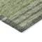 Homeroots 9' X 12' Green And Olive Green Striped Washable Indoor Outdoor Area Rug 581699 - alternate 3