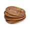 Picnic Time Family Of Brands NFL Carolina Panthers - Wine Appetizer Plate Set Of 4 874-04-512-053-2 - alternate 1