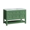 James Martin Vanities Breckenridge 48'' S Vanity, Smokey Celadon w/ Victorian Sil Top w/FreePower Wireless Charger 330-V48-SC-FVSL - alternate 2