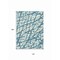 Homeroots 10' X 14' Teal Blue And Ivory Abstract Washable Indoor Outdoor Area Rug 614394 - alternate 2