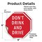 Signmission Don't Drink and Drive, 6 inch X 6 inch, Vinyl Decal, 2PK OC-D-2PACK-6-79 - alternate 2
