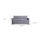 Homeroots 83" Dark Gray Sleeper USB Sleeper Sofa And Toss Pillow With Black Legs 559224 - alternate 3