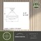 Vaxcel VAXCEL Huntley 12-in W Brass Farmhouse Schoolhouse Semi Flush Mount Ceiling Light White Glass C0261 - alternate 2