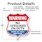 Signmission Warning No Lifeguard On Duty, 12 Inch X 12 Inch, Plastic Sign SHI-P-12-479 - alternate 2