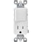 Leviton Decora White 15A Switch & Outlet R62-T5625-0WS - alternate 2