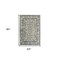 Homeroots 5' X 7' Yellow and Ivory Southwestern Stain Resistant Indoor Outdoor Area Rug 532597 - alternate 2
